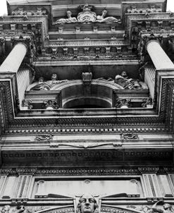 City Hall, Looking Up (b/w)