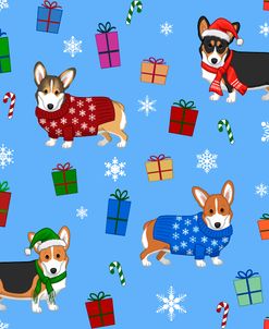 Christmas Corgis 1