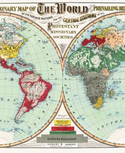 Prevailing Religions Map