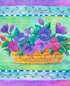 Pansy Basket