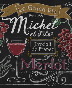 Wine Chalkboard I