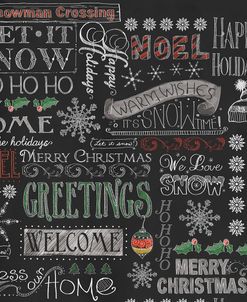 Chalk Christmas Pattern