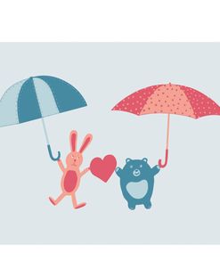 012 Bunny and Bear Umbrellas