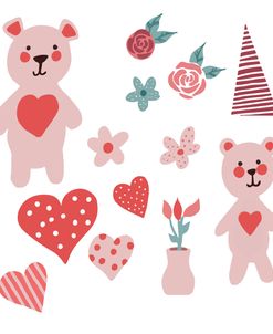 020 Cutsie Valentines Illustrations