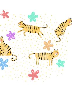023 Wild Tiger Ilustration