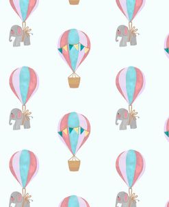 025 Elephant Hot Air Balloon Pattern