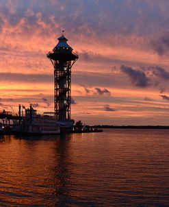 Bicentennial Tower Sunset