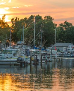 Harbor At Sundown