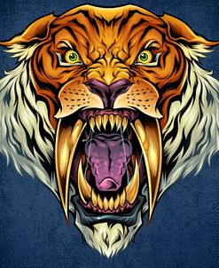 Sabertooth Tiger Mascot