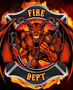 Devil Fire Department Logo