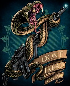 Snake and Rifle T-Shirt Template
