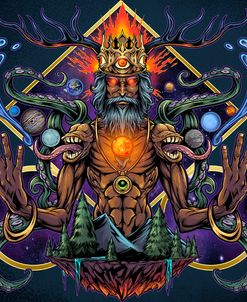 Psychedelic Meditating Mystic