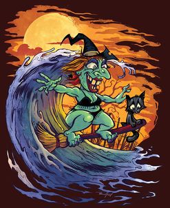 Halloween At The Beach – Witch