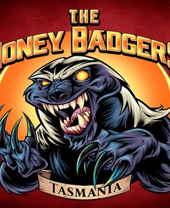 Honey Badger Logo Design Green
