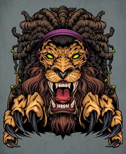 Lion With Dreadlocks