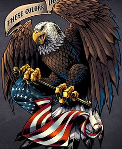 Eagle Holding Flag