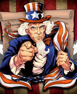 Uncle Sam Patriot Character