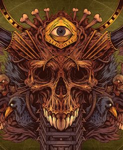 Skull And Pyramid Eye