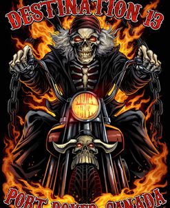 Skeleton Rider With Text