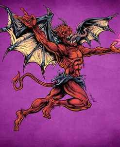 Red Devil With Wings