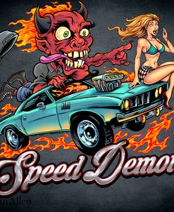 Speed Demon Flaming Hot Rod