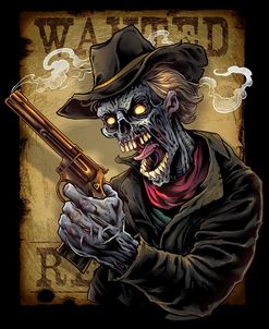 Zombie Outlaw With Revolver