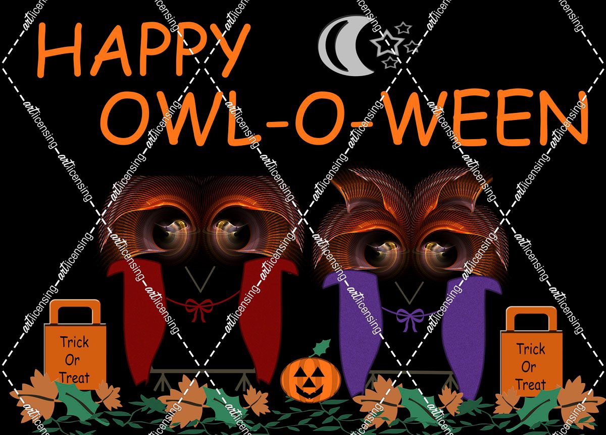Happy Owl-O-Ween (Halloween Owls)
