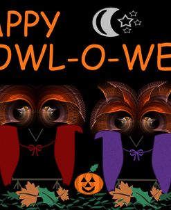 Happy Owl-O-Ween (Halloween Owls)