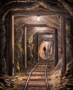 Mine Shaft Mural