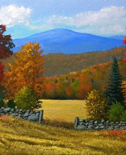 The Stone Gate In Autumn