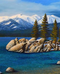 Winter At Sand Harbor Lake Tahoe
