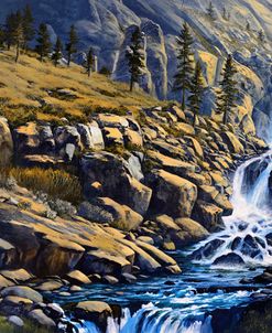 Wilderness Waterfalls Panorama