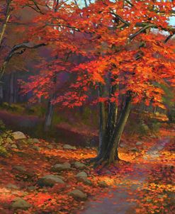 Road Through the Blazing Maples