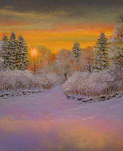 Snow Glow Panorama