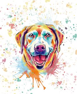 Colorful Watercolor Labrador Retriever 5