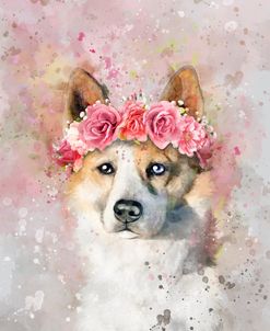 Flower Crown Akita