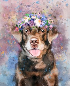 Flower Crown Labrador Retriever 2