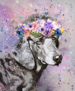 Flower Crown Poodle 2