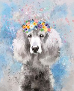 Flower Crown Poodle 3