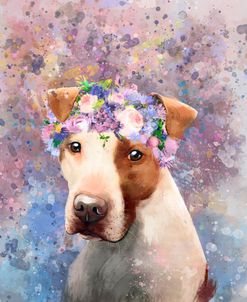 Flower Crown Pit Bull 5