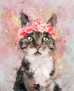 Flower Crown Tabby Cat 2