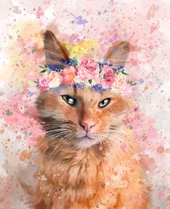 Flower Crown Tabby Cat 7