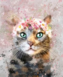 Flower Crown Tabby Cat 3