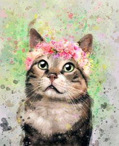 Flower Crown Tabby Cat 4