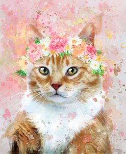 Flower Crown Tabby Cat 6