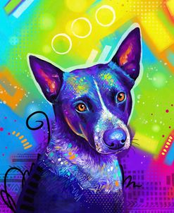 Pop Art Australian Cattle Dog