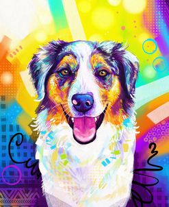 Pop Art Australian Shepherd 2