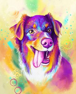 Pop Art Australian Shepherd