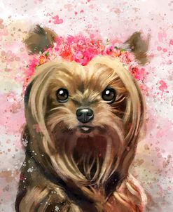 Flower Crown Yorkshire Terrier 2