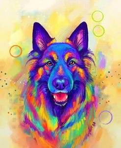 Pop Art German Shepherd 2